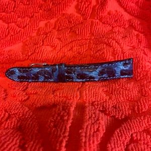 Multi color leather band authentic, signs of wear